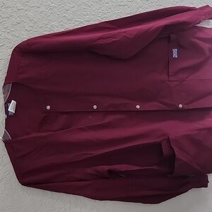 Red scrub jacket